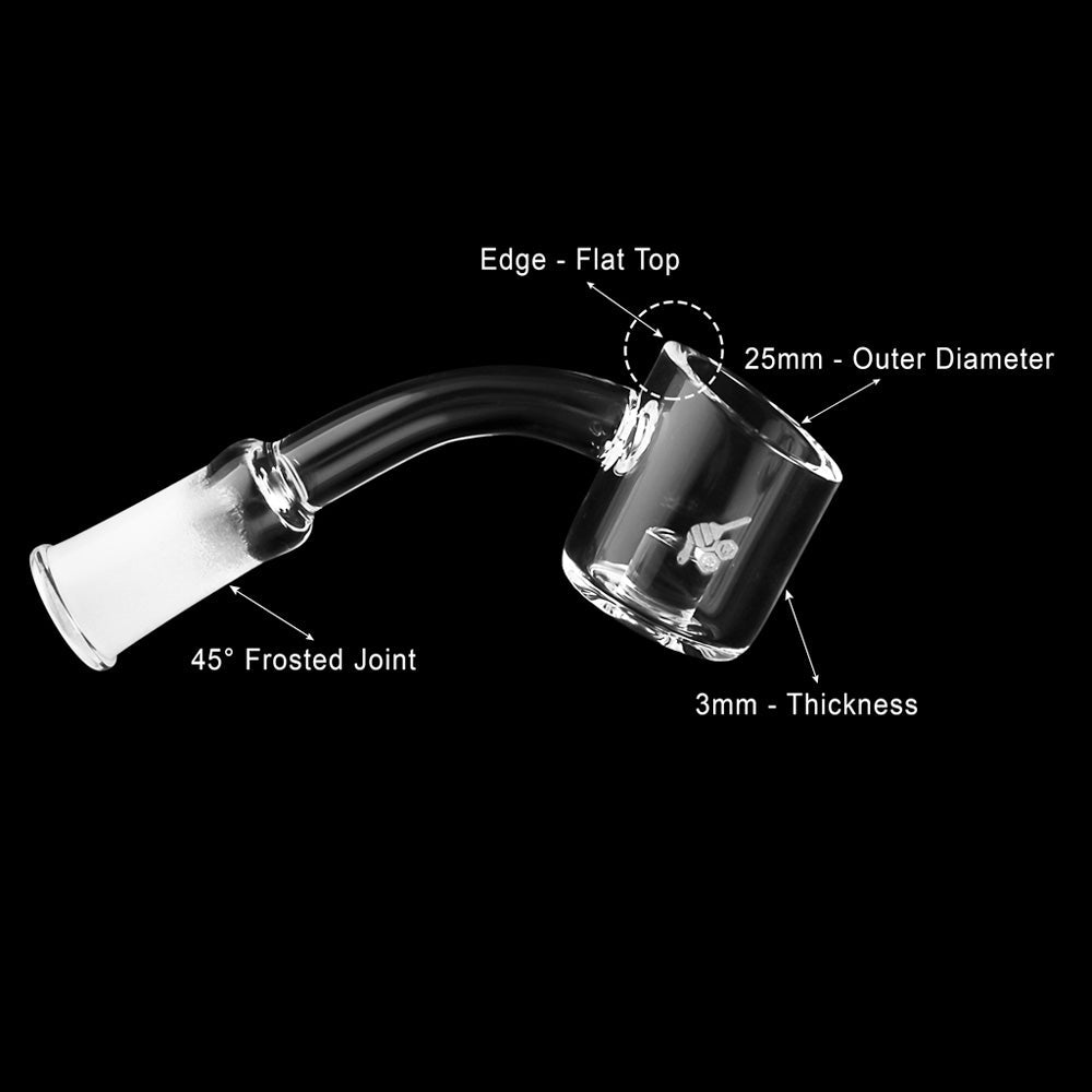 
                  
                    Load image into Gallery viewer, CORE REACTOR QUARTZ BANGER - 45° DEGREE | YL
                  
                
