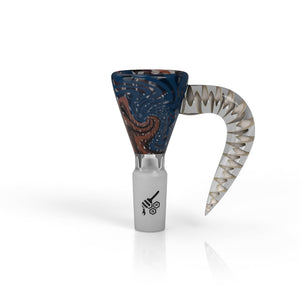 
                  
                    Load image into Gallery viewer, MARTINI SPLASH HORN PULL BONG SLIDE
                  
                