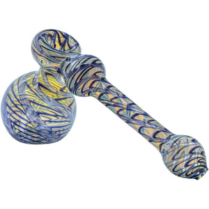 
                  
                    Load image into Gallery viewer, Full Rake Fumed Hammer Bubbler Pipe 6&amp;quot;
                  
                