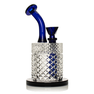 
                  
                    Load image into Gallery viewer, Twenties Collection Water Pipe | Cobalt
                  
                