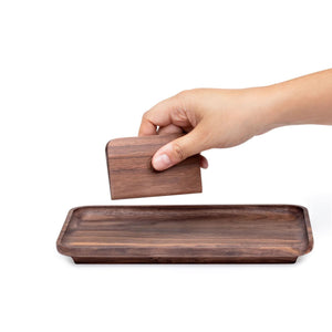 
                  
                    Load image into Gallery viewer, Natural Black Walnut Rolling Tray
                  
                