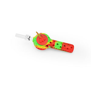 
                  
                    Load image into Gallery viewer, 4&amp;#39;&amp;#39; Silicone Nectar Spoon - Rasta
                  
                