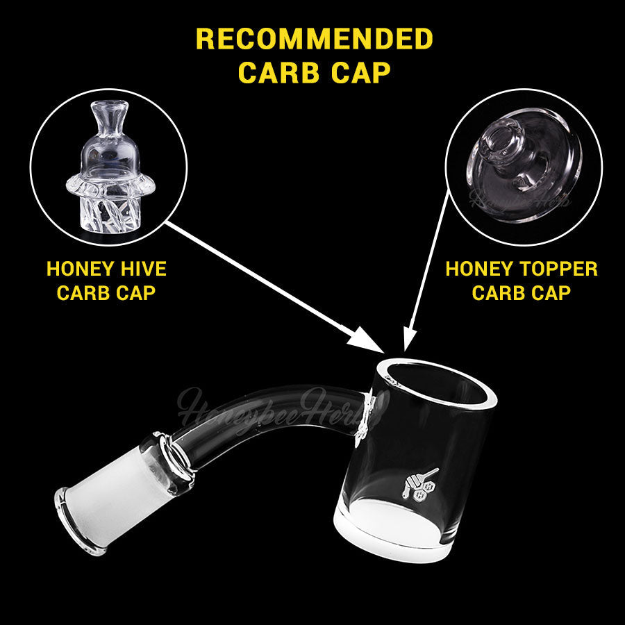 
                  
                    Load image into Gallery viewer, HONEY &amp;amp; MILK QUARTZ BANGER - 45° DEGREE | YL
                  
                