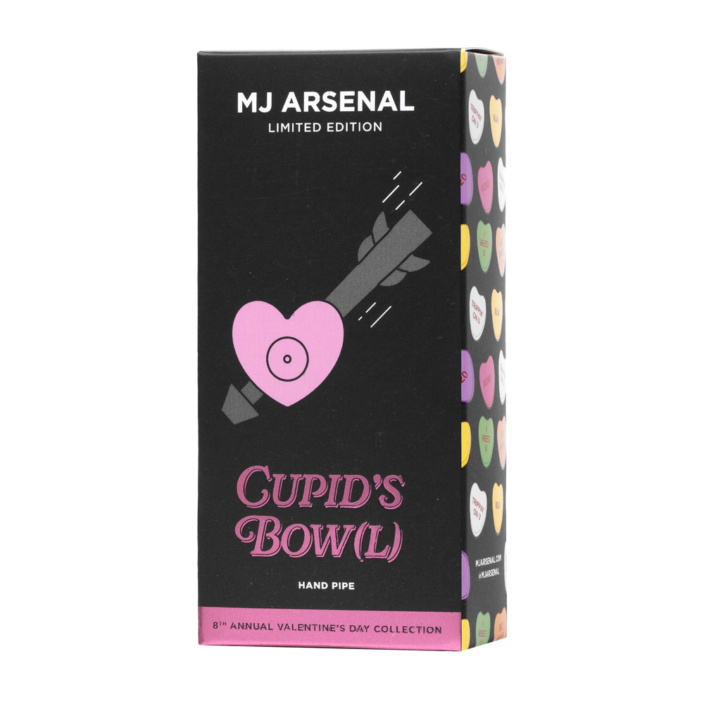 
                  
                    Load image into Gallery viewer, MJ Arsenal Cupid&amp;#39;s Bow(l) Valentine&amp;#39;s Day Glass Pipe
                  
                
