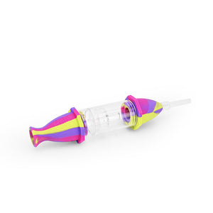 
                  
                    Load image into Gallery viewer, 7&amp;#39;&amp;#39; Silicone Deluxe Nectar Collector - Miami Sunset
                  
                