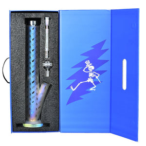 
                  
                    Load image into Gallery viewer, Grateful Dead x Pulsar Bolts And Skellies Straight Tube Water Pipe-15.5&amp;quot;/14mm F
                  
                