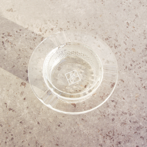 
                  
                    Load image into Gallery viewer, Vintage Style Glass Ashtray - Clear
                  
                