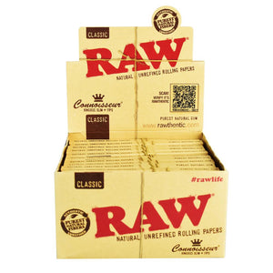 
                  
                    Load image into Gallery viewer, Raw Connoisseur Rolling Papers w/ Tips
                  
                