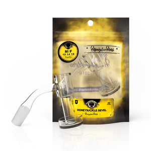 
                  
                    Load image into Gallery viewer, HONEYSUCKLE BEVEL QUARTZ BANGER - 45° DEGREE | YL
                  
                