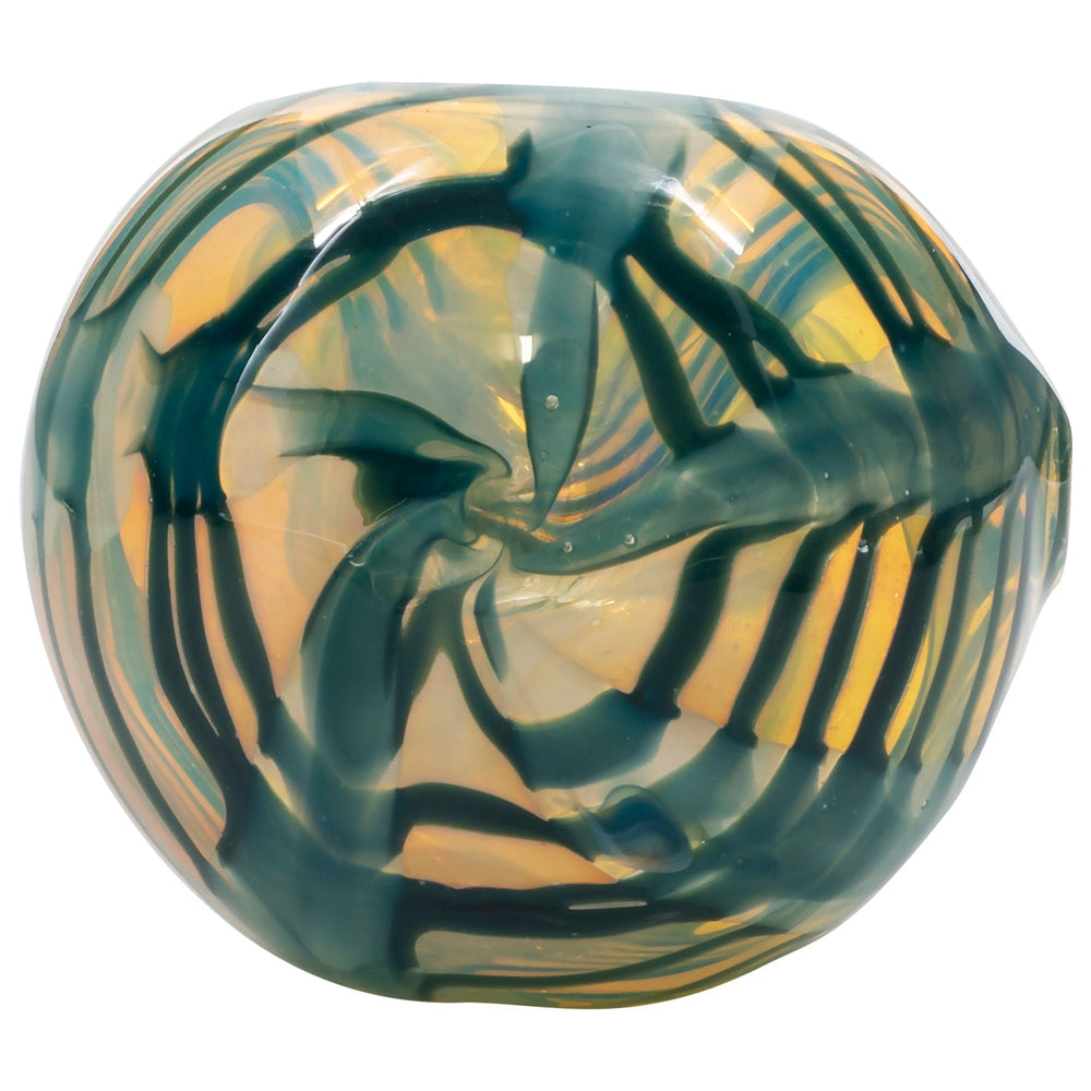 
                  
                    Load image into Gallery viewer, LA Pipes Twisty Cane Spoon Glass Pipe (Various Colors)
                  
                