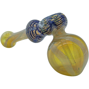 
                  
                    Load image into Gallery viewer, Fumed Hammer Bubbler Pipe (Various Colors)
                  
                
