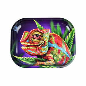 
                  
                    Load image into Gallery viewer, Cloud 9 Chameleon Metal Rollin&amp;#39; Tray
                  
                