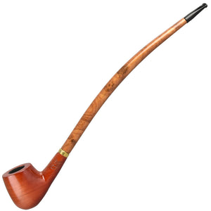
                  
                    Load image into Gallery viewer, Shire Pipes Apple Churchwarden Cherry Wood Tobacco Pipe
                  
                