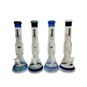 
                  
                    Load image into Gallery viewer, 16&amp;quot; Striped Glass Water Pipe
                  
                
