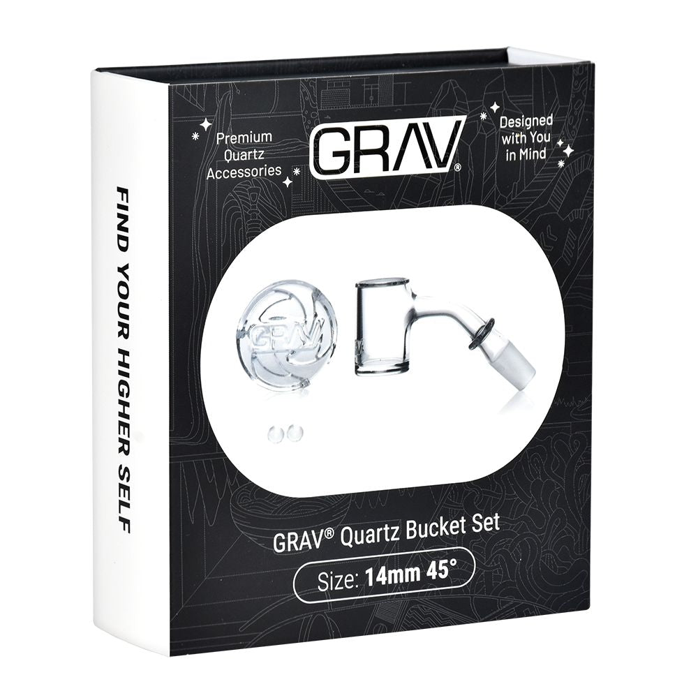 
                  
                    Load image into Gallery viewer, GRAV Seamless Quartz Banger Set | 4pc | 14mm M
                  
                