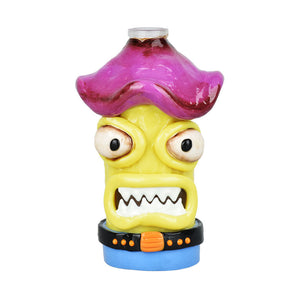 
                  
                    Load image into Gallery viewer, Shroom Monster Glass &amp;amp; Enamel Ash Catcher - 4.75&amp;quot; / 14mm M / 90D / Colors Vary
                  
                