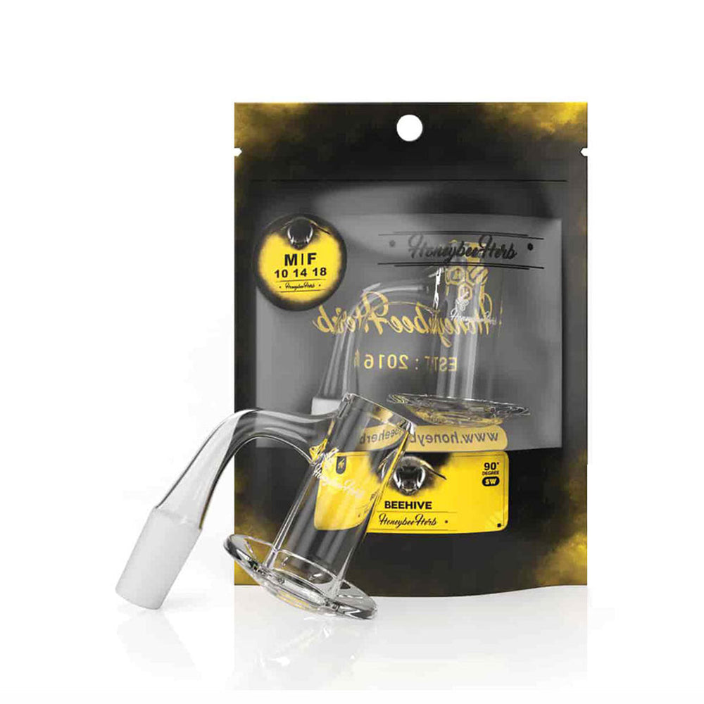 
                  
                    Load image into Gallery viewer, BEEHIVE QUARTZ BANGER - 90° DEGREE | BL
                  
                