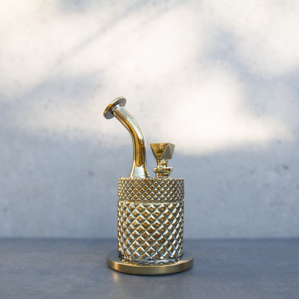 
                  
                    Load image into Gallery viewer, Twenties Collection Water Pipe | Gold
                  
                