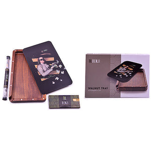 
                  
                    Load image into Gallery viewer, Benji - Walnut Tray w/ Magnetic Lid Kit - Make it Rain
                  
                