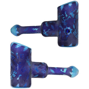 
                  
                    Load image into Gallery viewer, Grateful Dead Ethereal Music Etched Glass Hammer Bubbler - 5&amp;quot;
                  
                