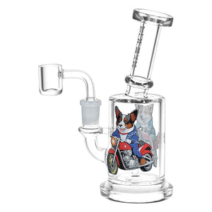
                  
                    Load image into Gallery viewer, Pulsar Moto Corgi Glass Dab Rig - 6.75&amp;quot; / 14mm F
                  
                