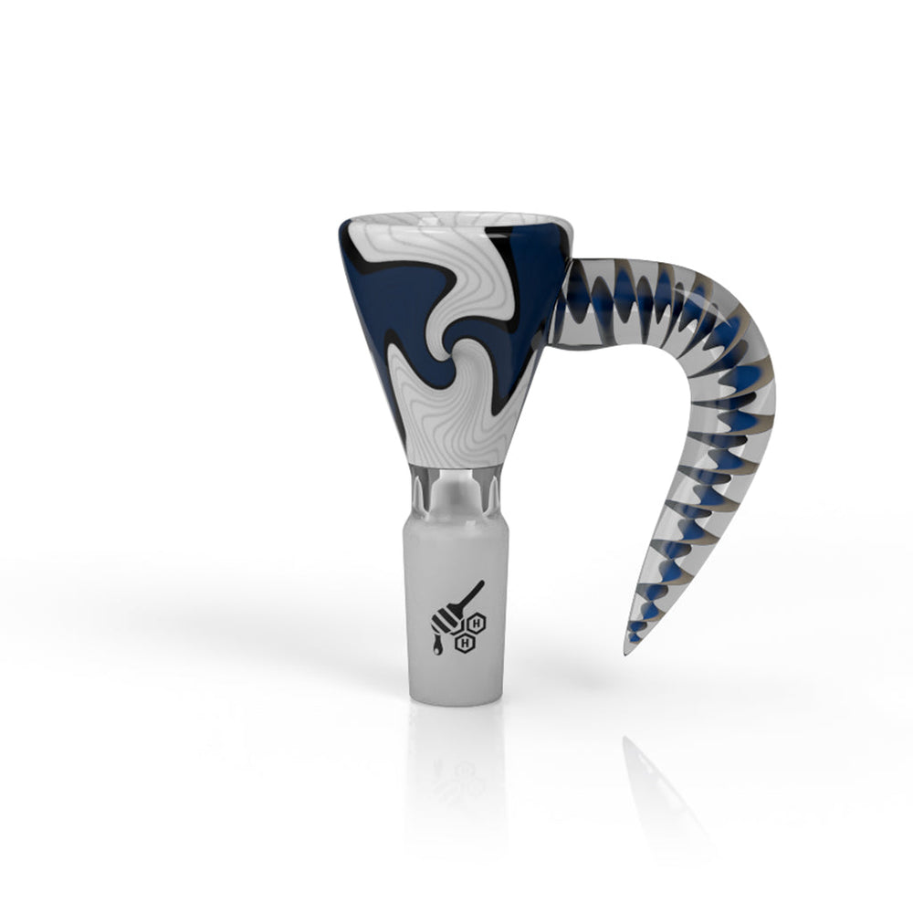 
                  
                    Load image into Gallery viewer, MARTINI SPLASH HORN PULL BONG SLIDE
                  
                