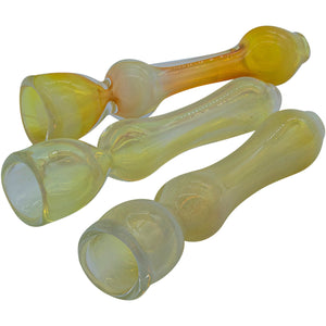 
                  
                    Load image into Gallery viewer, &amp;quot;Chill Fumes&amp;quot; Silver Fumed Chillum
                  
                