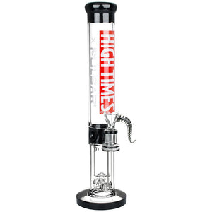 
                  
                    Load image into Gallery viewer, High Times x Pulsar Logo Straight Tube Recycler Water Pipe - 14.75&amp;quot; / 14mm F
                  
                