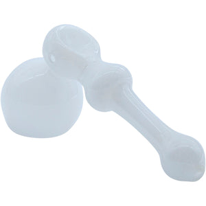 
                  
                    Load image into Gallery viewer, Ivory Hammer Glass Hammer Bubbler Pipe
                  
                