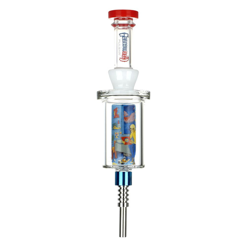 
                  
                    Load image into Gallery viewer, Grateful Dead x Pulsar Inside Print Vapor Vessel &amp;amp; SYF Dab Dish - 9.25&amp;quot; / Deadhead Dorm
                  
                