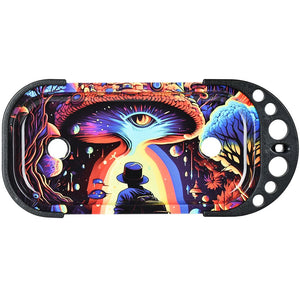 
                  
                    Load image into Gallery viewer, Metal Rolling Tray &amp;amp; Cone Loader Kit - Trippy World
                  
                