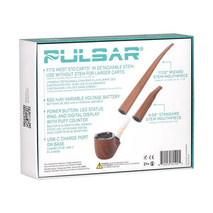 
                  
                    Load image into Gallery viewer, Pulsar 510 DL Wizard Pipe Variable Voltage Cartridge Vape | 650mAh
                  
                