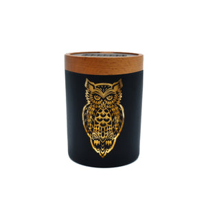 
                  
                    Load image into Gallery viewer, Owllusion Orange Stash Jar
                  
                