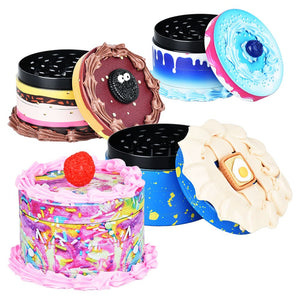 
                  
                    Load image into Gallery viewer, Birthday Cake Grinder | 4pc | 2.5&amp;quot;
                  
                