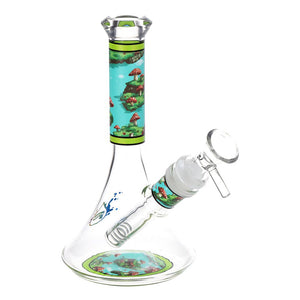 
                  
                    Load image into Gallery viewer, Design Series Flared Beaker Glass Water Pipe | 6.75&amp;quot; | 14mm F
                  
                