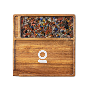 
                  
                    Load image into Gallery viewer, Premium Natural Acacia Wood Tray | 9.5&amp;quot; x 9.5&amp;quot;
                  
                