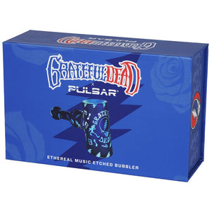 
                  
                    Load image into Gallery viewer, Grateful Dead Ethereal Music Etched Glass Hammer Bubbler - 5&amp;quot;
                  
                