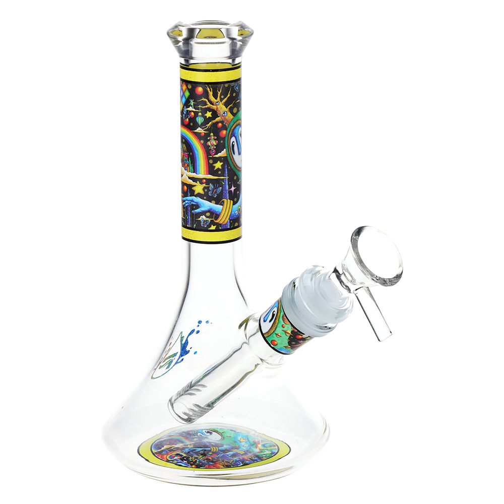 
                  
                    Load image into Gallery viewer, Design Series Flared Beaker Glass Water Pipe | 6.75&amp;quot; | 14mm F
                  
                