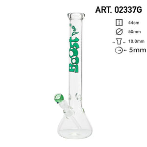 
                  
                    Load image into Gallery viewer, 17&amp;quot; Green Beaker Base Glass Water Pipe
                  
                