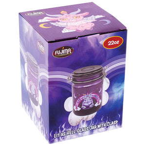 
                  
                    Load image into Gallery viewer, Lit as Hell Latch Lid Glass Jar - 22oz
                  
                