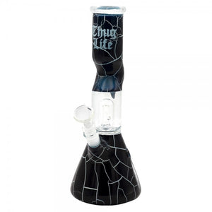 
                  
                    Load image into Gallery viewer, 10&amp;quot; Cracked Stone Glass Water Pipe
                  
                