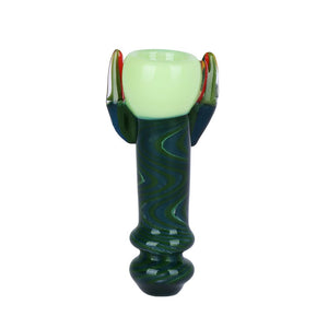 
                  
                    Load image into Gallery viewer, Goblin Claw Goblet Wig Wag Glass Chillum - 3.25&amp;quot;
                  
                
