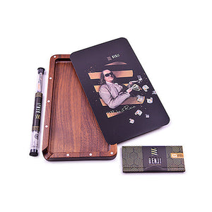 
                  
                    Load image into Gallery viewer, Benji - Walnut Tray w/ Magnetic Lid Kit - Make it Rain
                  
                