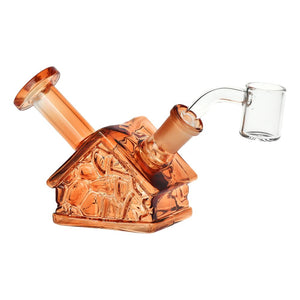 
                  
                    Load image into Gallery viewer, Delightful Dwelling Glass Dab Rig - 3.75&amp;quot; / 14mm F / Colors Vary
                  
                
