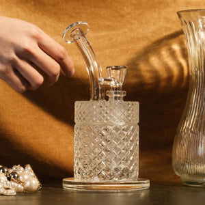 
                  
                    Load image into Gallery viewer, Twenties Collection Water Pipe | Clear
                  
                