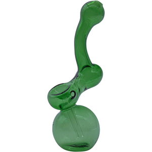 
                  
                    Load image into Gallery viewer, Glass Sherlock Bubbler Pipe (Various Colors)
                  
                