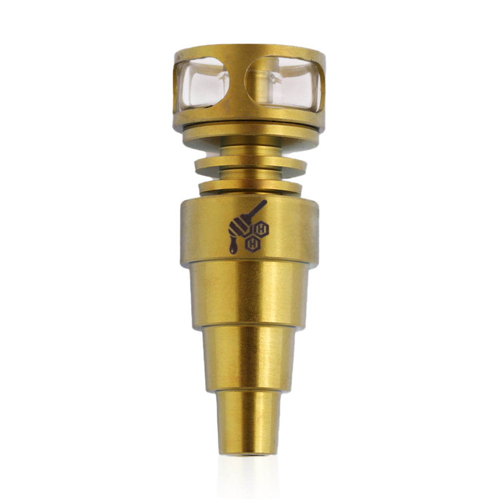 
                  
                    Load image into Gallery viewer, Honeybee Herb Titanium 6 IN 1 Cage Hybrid Dab Dab Nail
                  
                