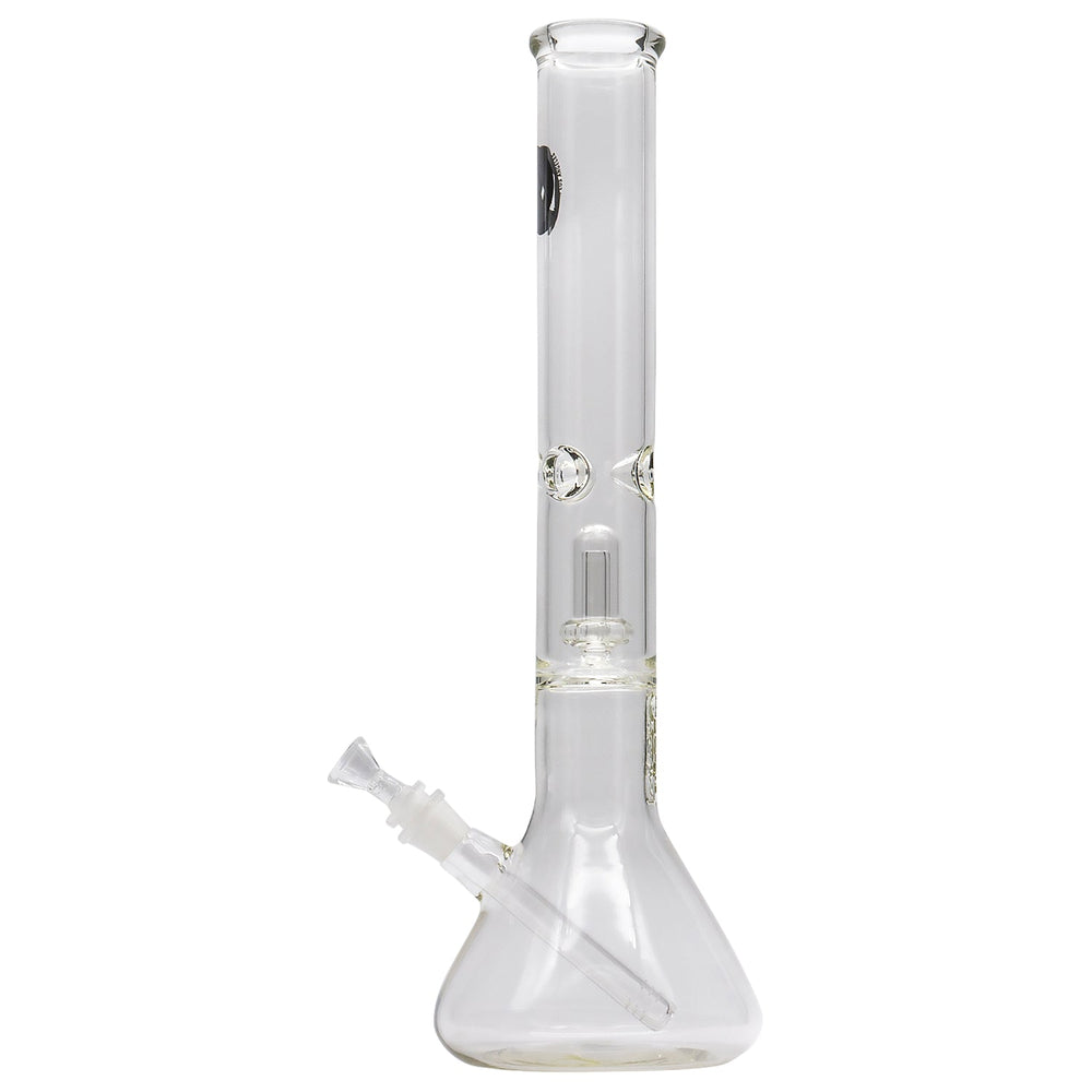 
                  
                    Load image into Gallery viewer, Thick Glass Beaker Showerhead Perc Bong
                  
                
