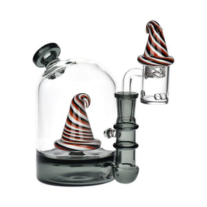 
                  
                    Load image into Gallery viewer, Witch&amp;#39;s Hat Glass Dab Rig - 5&amp;quot; / 14mm F
                  
                