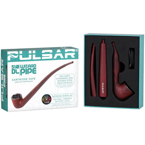 
                  
                    Load image into Gallery viewer, Pulsar 510 DL Wizard Pipe Variable Voltage Cartridge Vape | 650mAh
                  
                